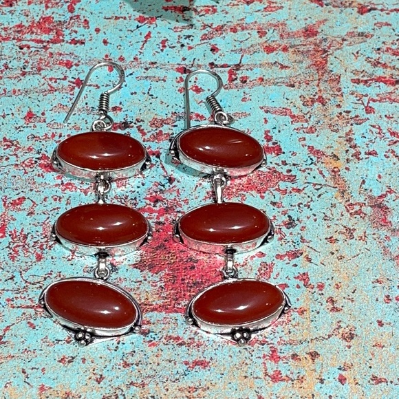 Carnelian Earrings - Picture 4 of 11
